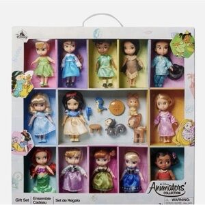 NEW IN BOX Disney 5'' Animators Collection Mini Doll Gift Set Princess Mermaid